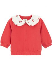 COOL CLUB Bluza w kolorze czerwonym rozmiar: 80. Czerwone bluzy i bluzki niemowlęce COOL CLUB, bez wzorów, z bawełny, bez ramiączek, bez kaptura. Za 57.20 zł.