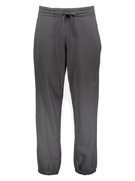 New Balance Spodnie dresowe "Athletics" w kolorze antracytowym rozmiar: L. Czarne spodnie dresowe męskie New Balance, bez wzorów, z bawełny. Za 161.34 zł.