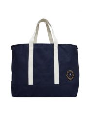 Tommy Hilfiger Torebka Th Summer Tote AM0AM13557 Granatowy. Niebieskie torebki klasyczne damskie Tommy Hilfiger, bez wzorów, z materiału, bez dodatków. Za 429.99 zł.