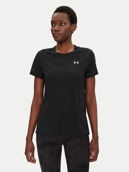 Under Armour Koszulka techniczna Rech SSC 1384231 Czarny Relaxed Fit. Czarne bluzki sportowe damskie Under Armour, m, bez wzorów, z syntetyku, bez ramiączek. Za 109.99 zł.