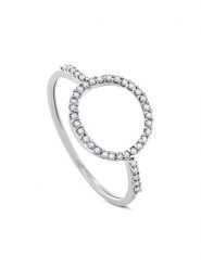 OR Carats Złoty pierścionek z topazami rozmiar: 56. Szare pierścionki damskie OR Carats, z topazem, złote. Za 608.99 zł.