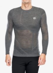 Bluza termiczna męska Ortovox Merino Thermovent LS. Szare bluzy bez kaptura męskie ORTOVOX, l, z materiału. Za 572.80 zł.