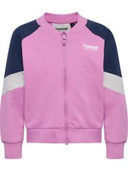Zippowana bluza dla niemowląt Hummel Block. Fioletowe bluzy i bluzki niemowlęce HUMMEL, bez wzorów, z bawełny, bez ramiączek, długie, bez kaptura. Za 132.00 zł.