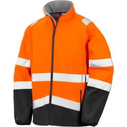 Kurtka Result Softshell polyester. Brązowe kurtki damskie RESULT, xl, bez wzorów, z poliesteru, bez kaptura. Za 203.10 zł.