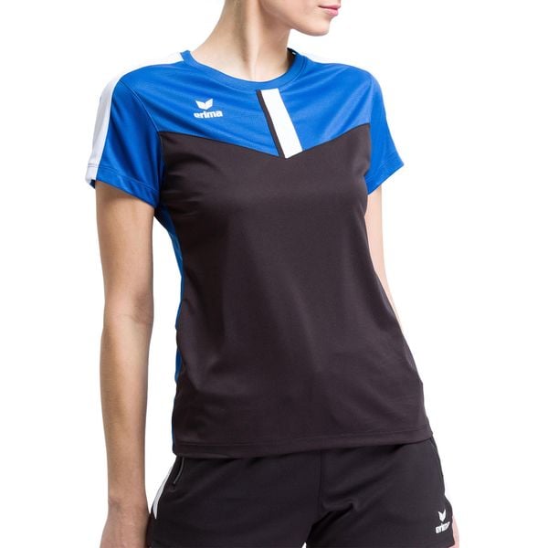 Koszulka damska Erima Squad. Czarne t-shirty damskie Erima, l, bez wzorów, z materiału, bez kołnierzyka. W wyprzedaży za 94.50 zł.