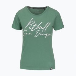 Koszulka damska Pitbull SD. Czerwone bluzki sportowe damskie PITBULL, xs, bez wzorów, bez ramiączek. Za 79.99 zł.