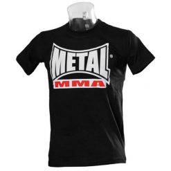 Koszulka mma Metal Boxe visual. Czarne t-shirty damskie METAL BOXE, l, bez wzorów, z bawełny, bez kołnierzyka. Za 147.00 zł.