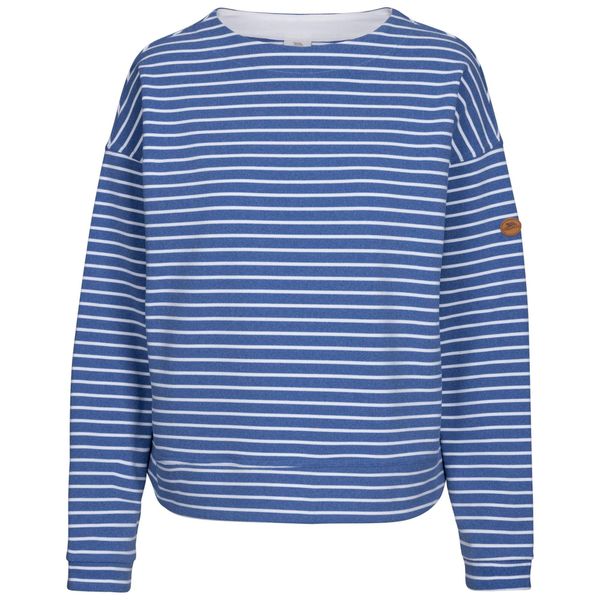 Koszulka/Bluza Damska Soothing Striped Marl Top. Niebieskie bluzy z kapturem damskie Trespass, m, z dzianiny. Za 195.99 zł.