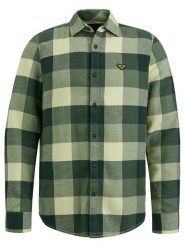 PME Legend Koszula w kolorze ciemnozielono-jasnozielonym rozmiar: XL. Zielone koszule męskie PME Legend, xl, bez wzorów, z bawełny, bez kołnierzyka, bez ramiączek. Za 78.10 zł.