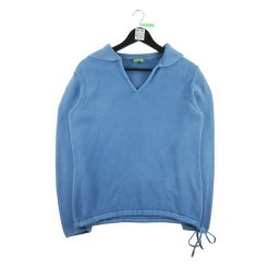 Second life - Kobaltowy sweter dla kobiet - Stan bardzo dobry. Niebieskie swetry klasyczne damskie Ralph Lauren, bez kołnierzyka. Za 127.76 zł.