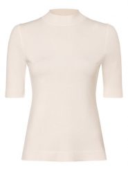Comma koszulka z dzianiny Kobiety biały, 44. Białe t-shirty damskie Comma, bez wzorów, z dzianiny, bez kołnierzyka. Za 299.95 zł.
