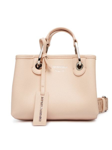 Emporio Armani Torebka EW000382 AF12036 M1332 Różowy. Czerwone torebki klasyczne damskie Emporio Armani, bez wzorów, ze skóry, bez dodatków. Za 1,129.00 zł.