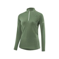 Sweter z wełny merino damski Löffler Transtex. Zielone swetry klasyczne damskie LOFFLER, l, z wełny, bez kołnierzyka. Za 450.50 zł.