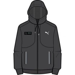 Bluza dresowa męska Puma MAPF1. Czarne bluzy z kapturem męskie Puma, m, z dresówki. Za 249.00 zł.