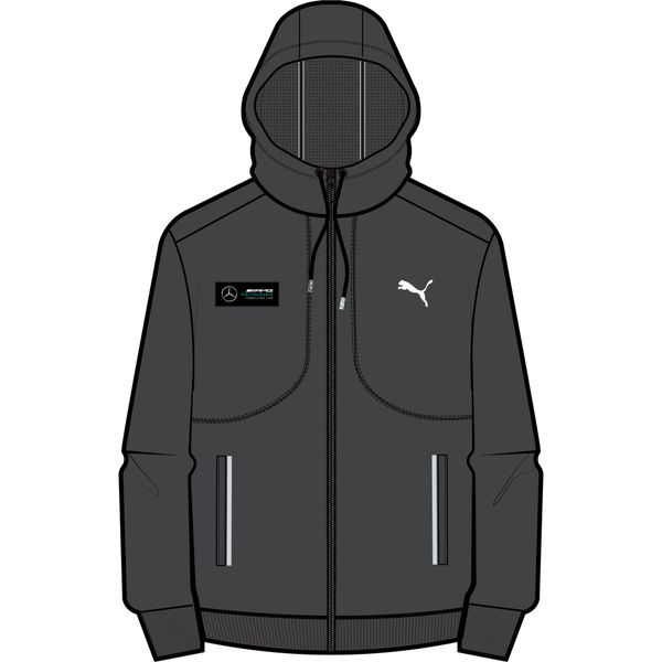 Bluza dresowa męska Puma MAPF1. Czarne bluzy z kapturem męskie Puma, m, z dresówki. Za 249.00 zł.