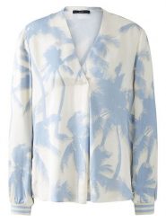 Oui Bluzka w kolorze białym rozmiar: 36. Białe bluzki damskie Oui, bez wzorów, z wiskozy, bez kołnierzyka, bez ramiączek. Za 149.66 zł.