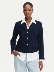 Tommy Jeans Marynarka DW0DW22910 Granatowy Regular Fit. Niebieskie marynarki i żakiety damskie Tommy Jeans, xs, bez wzorów, z jeansu. Za 899.99 zł.