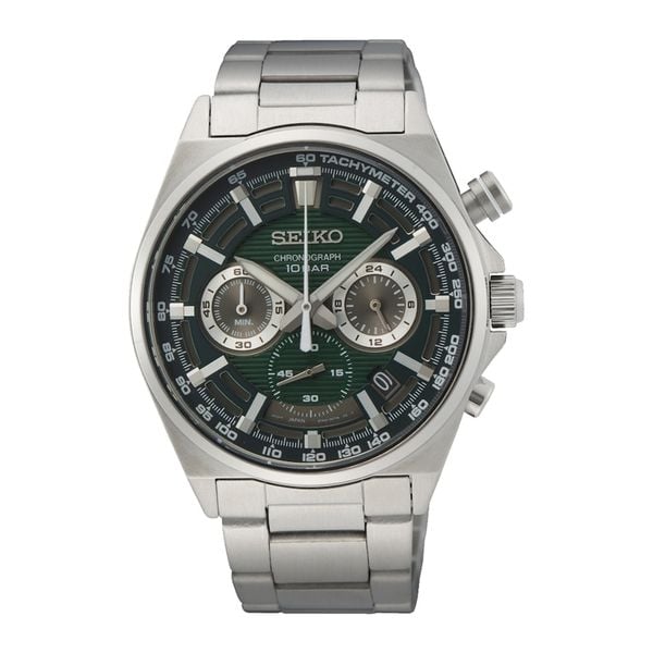 Seiko Mężczyźnizegarek Seiko Chronograph srebrny - stal nierdzewna Zegarki męskie 1 ct Męskie. Szare zegarki męskie Seiko, srebrne. Za 1,148.99 zł.
