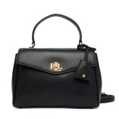 Torebka LAUREN RALPH LAUREN. Czarne torebki klasyczne damskie Lauren Ralph Lauren, bez wzorów, bez dodatków. Za 1,799.00 zł.