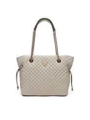 Guess Torebka HWEQG9 54122 Écru. Torebki klasyczne damskie Guess, z aplikacjami, ze skóry, bez dodatków. Za 379.99 zł.