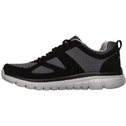 Buty sportowe męskie Skechers Burns Agoura. Czarne buty sportowe na co dzień męskie Skechers, bez zapięcia. Za 199.99 zł.