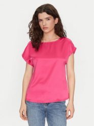 Vero Moda Bluzka Merle 10305151 Różowy Regular Fit. Czerwone bluzki damskie Vero Moda, s, bez wzorów, z syntetyku, bez ramiączek. Za 99.99 zł.