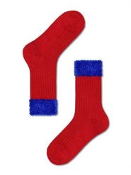 Happy Socks Skarpety w kolorze czerwonym rozmiar: 39-41. Czerwone skarpetki męskie Happy Socks, bez wzorów. Za 39.49 zł.