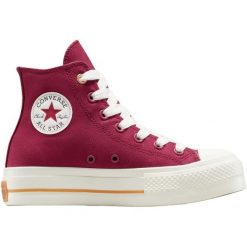 Buty sportowe damskie Converse Chuck Taylor All Star Lift. Czerwone buty sportowe na co dzień damskie Converse, bez wzorów. Za 490.00 zł.