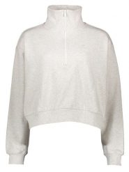 New Balance Bluza w kolorze szarym rozmiar: M. Szare bluzy bez kaptura damskie New Balance, m, ze splotem. Za 162.49 zł.