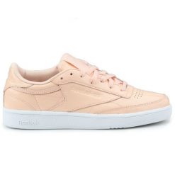Buty Reebok Club C 85 Patent W BS9778 różowe. Czerwone buty sportowe na co dzień damskie bez wzorów, z materiału, Reebok Club. Za 544.84 zł.