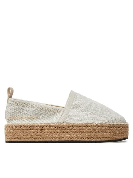 Calvin Klein Jeans Espadryle Platform Espadrille Uc YW0YW01377 Écru. Espadryle damskie Calvin Klein Jeans, bez wzorów, z jeansu, bez obcasa. Za 279.99 zł.