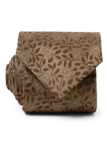 Finshley & Harding Krawat Mężczyźni Jedwab (100%) brązowy, ONE SIZE. Brązowe krawaty i muchy męskie Finshley & Harding, bez wzorów, z jedwabiu, biznesowe. Za 179.95 zł.