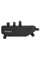 Torba rowerowa Tourpod 3L. Czarne torebki klasyczne damskie ROCKBROS, bez wzorów, z materiału, bez dodatków. Za 129.99 zł.
