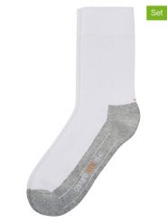 Camano Skarpety funkcyjne (4 pary) w kolorze biało-szarym rozmiar: 35-38. Białe skarpetki męskie camano, bez wzorów. Za 43.99 zł.