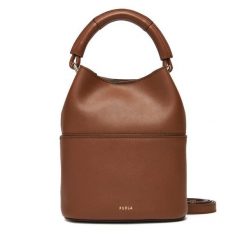 Torebka Furla. Brązowe torebki klasyczne damskie Furla, bez wzorów, bez dodatków. Za 1,599.00 zł.