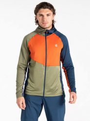 Dare 2b Kurtka funkcyjna "Assimilate II Core Stretch" w kolorze zielono-pomarańczowym rozmiar: 3XL. Pomarańczowe kurtki outdoor męskie Dare 2b, xl, bez wzorów, z materiału, bez kaptura. Za 119.95 zł.