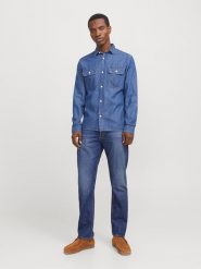 Jack & Jones Dżinsy "Chris" w kolorze niebieskim rozmiar: W31/L32. Niebieskie jeansy męskie Jack & Jones. Za 105.38 zł.