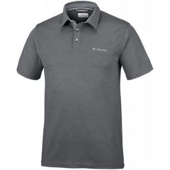 COLUMBIA koszulka męska Nelson Point Polo Shark L. Koszulki polo męskie Columbia, l, bez wzorów, bez ramiączek. W wyprzedaży za 179.00 zł.