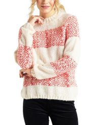 LEE HIGHNCK CHUNKY KNIT RELAXED FIT DAMSKI SWETER KLASYCZNY ECRU L52DOINQ 112112103. Swetry klasyczne damskie Lee, l, bez kołnierzyka. Za 139.99 zł.