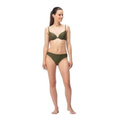 Góra Od Bikini Dla Kobiet W Kolorze Winogronowym. Zielone bikini damskie AQUAWAVE, bez wzorów. Za 151.99 zł.
