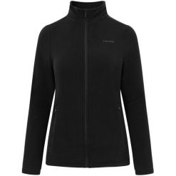 Bluza polarowa damska Tesero Lady. Czarne bluzy bez kaptura damskie VIKING, xl, z materiału. Za 119.00 zł.