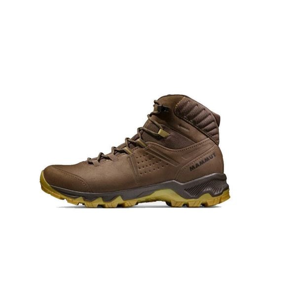 Męskie buty trekkingowe Mammut Mercury IV Mid GTX z nubuku GORE-TEX Vibram. Brązowe buty trekkingowe męskie Mammut, z gore-texu, bez zapięcia, wspinaczkowe, gore-tex. Za 895.25 zł.