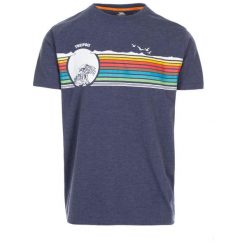 Trespass Lakehouse - T-shirt męski granatowy marl. Niebieskie t-shirty męskie Trespass, m, bez wzorów, z materiału, bez kołnierzyka. Za 101.93 zł.