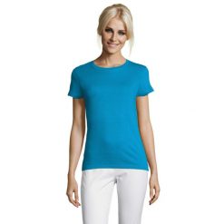 Damska Koszulka Regent. Niebieskie bluzki damskie SOL'S, m, bez wzorów, sportowe, bez kołnierzyka, bez ramiączek. Za 33.99 zł.