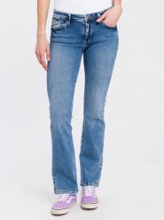 Cross Jeans Dżinsy - Regular fit - w kolorze niebieskim rozmiar: W32/L36. Niebieskie jeansy damskie Cross Jeans, z podwyższonym stanem. Za 131.74 zł.
