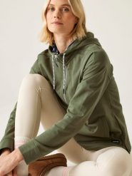 Regatta Bluza "Bayletta" w kolorze khaki rozmiar: 48. Brązowe bluzy z kapturem damskie Regatta, z bawełny. Za 91.56 zł.