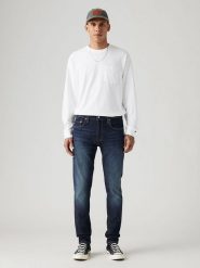 Levi's Dżinsy "512" - Slim fit - w kolorze granatowym rozmiar: W30/L30. Niebieskie jeansy męskie Levi's. Za 245.96 zł.