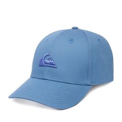 Czapka z daszkiem Quiksilver. Niebieskie czapki z daszkiem damskie Quiksilver, bez wzorów. Za 79.99 zł.
