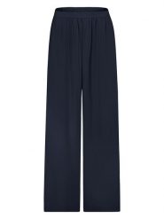 Sublevel Spodnie w kolorze granatowym rozmiar: M. Niebieskie spodnie materiałowe damskie Sublevel, bez wzorów, z materiału. Za 82.99 zł.