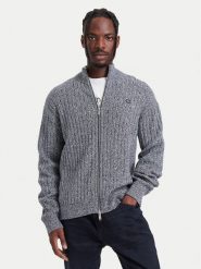 Calvin Klein Jeans Kardigan LV04RH319G Szary ciemny Regular Fit. Szare kardigany męskie Calvin Klein Jeans, l, bez wzorów, z bawełny, bez kołnierzyka. Za 529.99 zł.